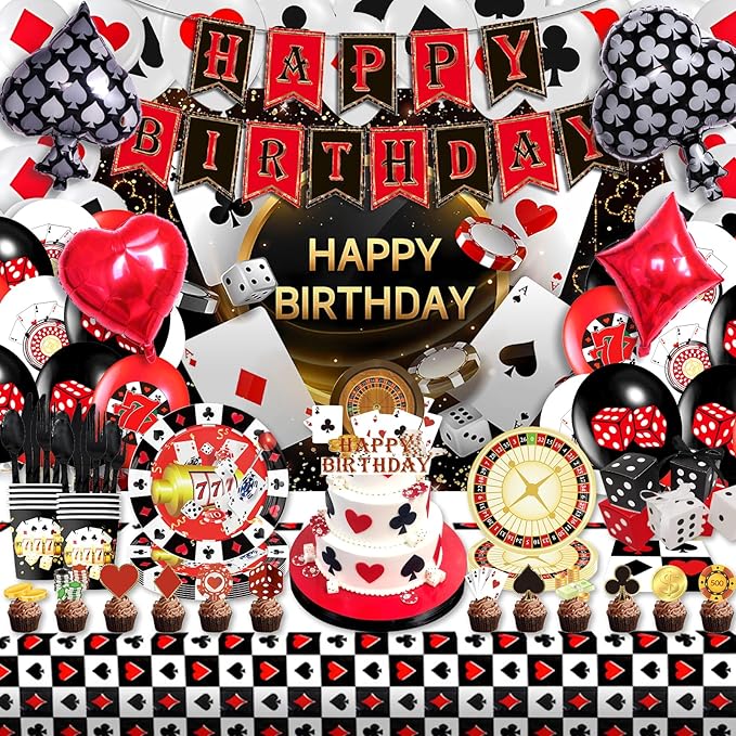 Casino Theme Party Decorations Supplies Las Vegas Party and Poker