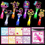 36 Pack Valentines Day Gifts for Kids Classroom LED Finger Lights