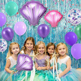 139Pcs Mermaid Birthday Party Decorations Supplies for Girl Kid