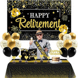 26Pcs Happy Retirement Party Decorations for Men Women with Happy
