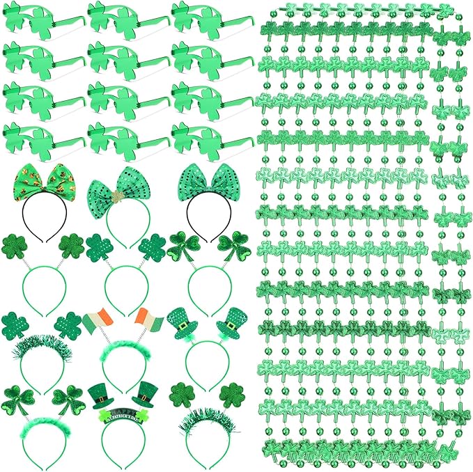 36 Pieces St Patricks Day Favors Set Including 12