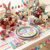 168PCS Happy Easter Party Supplies Floral Egg Party Decorations