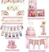 Baby Girl 1st Birthday Decorations Baby First Birthday Supplies