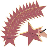 24 Pieces Movie Star Cutouts Star Cardboard Movie Night Star Paper