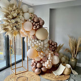 Funhot Retro Blush Pink Balloons Set, 60PCS Dusty Pink Birthday