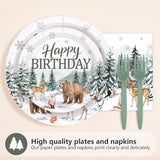 96Pcs Winter Onederland 1st Birthday Party Decorations Snowflake