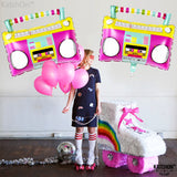 KatchOn, Large Boombox Balloon Set - 22 Inch | 90s Balloons for 90s