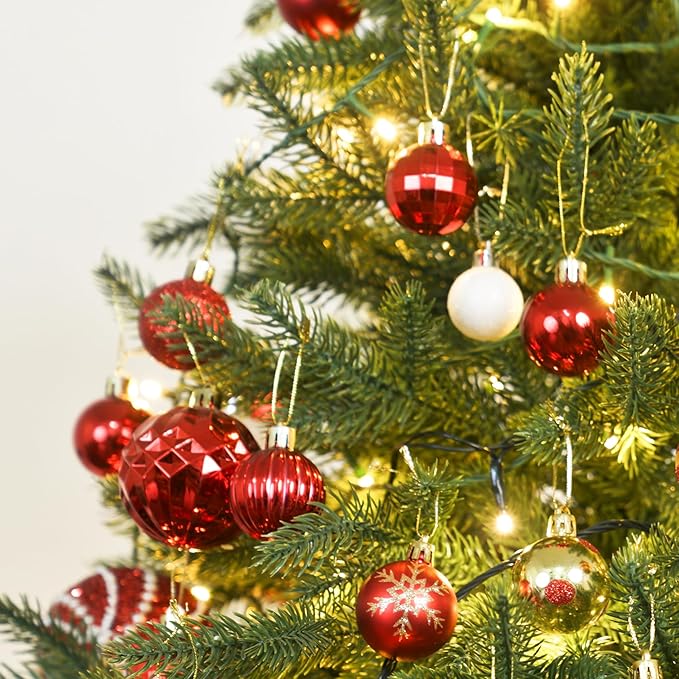 XmasExp 24ct Christmas Ornaments Shatterproof Christmas Ball