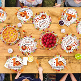 96Pcs Thanksgiving 1st Birthday Decorations Our Little Turkey Is