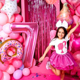 KatchOn, Giant Hot Pink Number 7 Balloon - 40 Inch | Pink 7 Mylar