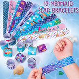 98 Mermaid Party Favors for Girls Birthday Supplies Straw Bubble