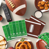 Football Party Supplies Kit Serve 50 Includes Touchdown Dinner