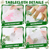 3 Pack Plastic Safari Baby Shower Tablecloth 54 x 108 Inch
