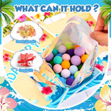Eccliy 30 Pcs Hawaiian Party Favor Bags Animation Cartoon Birthday