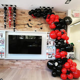 Halloween Balloon Arch Kit Bloody Balloons Garland Black and Red