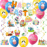 Easter Decorations for Home with Happy Easter Banner Easter Decor
