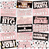24 Designs Graduation Photo Booth Props Double Sided 11x5.51''