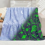 inhand Blue Space Toys Glow in the Dark Stars Blanket Birthday Gifts