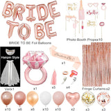 Bachelorette Party Decorations Supplies Rose Gold Bridal Shower
