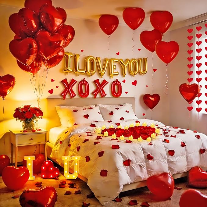 Romantic Valentine's Day Decorations Special Night 6000 Rose Petals