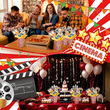 LemonRoad 6 Sets 74 Pcs Movie Night Party Centerpieces Movie Night
