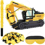 Construction Excavator Pinata Dump Truck Pinata with Bat Blindfold