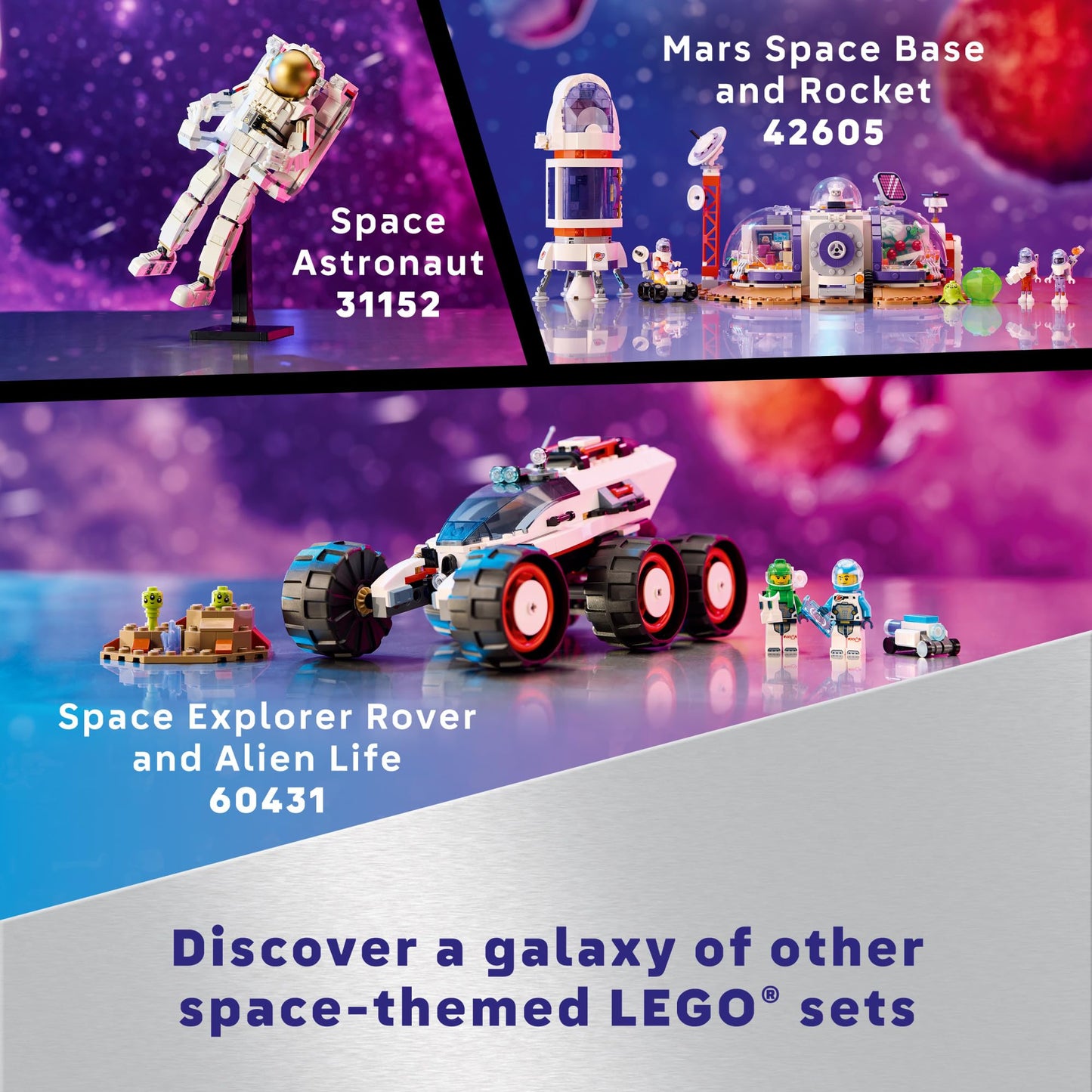 LEGO Technic Planet Earth and Moon in Orbit Building Set, Outer Space