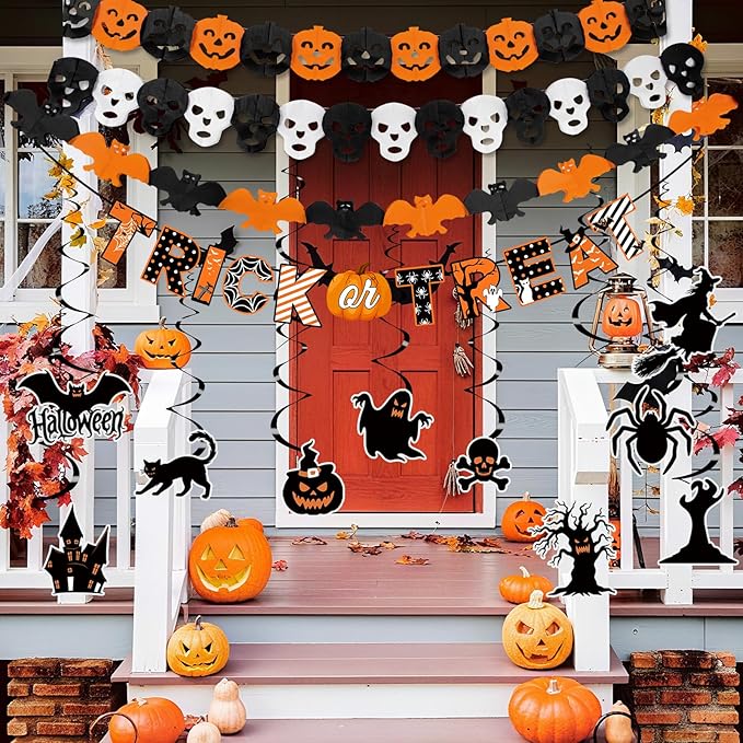 Halloween Party Decorations Happy Halloween Banner Kit Including