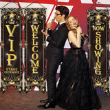 Movie Night Porch Sign Banner Movie Theme Party Decorations Theater