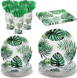 120 Pcs Hawaiian Party Decorations Supplies Tropical Palm Leaves