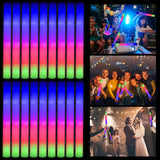 Taotuo Glow Stick Bulk 108PCS Led Foam Glow Sticks,Glow in The Dark