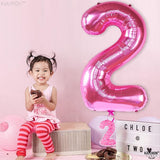 KatchOn, Hot Pink Number 2 Balloon - 40 Inch | 2 Balloon Number, Two