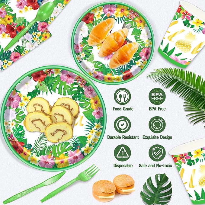 Hawaiian Luau Party Decorations Supplies Tropical Aloha Birthday