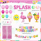 Summer Pool Beach Party Decorations, Splash Birthday Bash Party Suppli