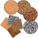 Jungle Zoo Animal Print Party Supplies Disposable Jungle Safari
