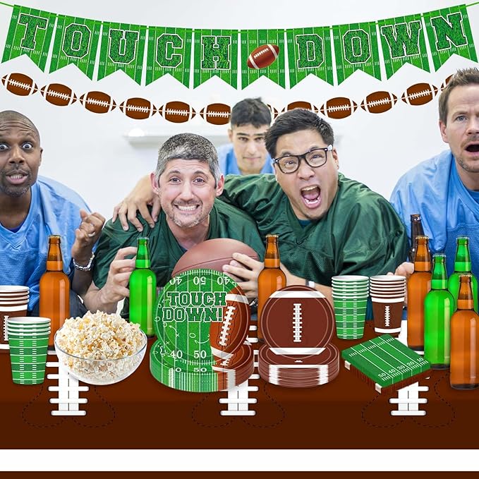 Football Party Decorations Football Party Supplies Dinner Plates