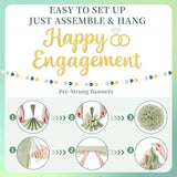 Engagement Party Decorations Sage Green Engaged Decorations with