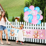 39 Pieces Gender Reveal Banner and Balloon Set Gender Reveal Party