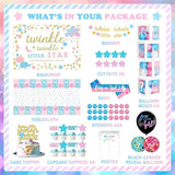 Twinkle Twinkle Little Star Gender Reveal Decorations Star Boy or