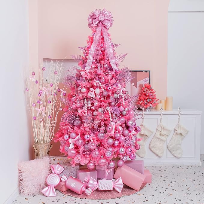 XmasExp 24ct Christmas Ball Ornaments Shatterproof Christmas Ornaments