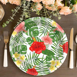 48 Pcs Hawaiian Luau Party Supplies Aloha Floral Plates Hawaiian