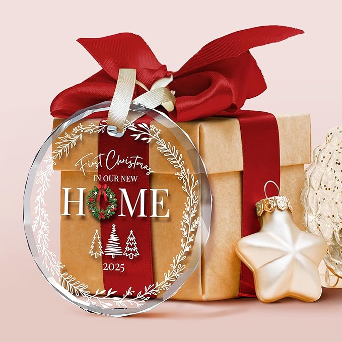 New Home Christmas Ornament 2025 - House Warming Gifts New Home -