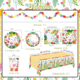 Tropical Luau Party Supplies Kit for 25 Aloha Hawaiian Party