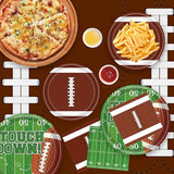 Football Party Decorations Football Party Supplies Kit Serve 24