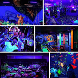 200W 2 Pack LED Black Light Halloween Outdoor Blacklight Flood With