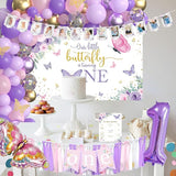 Butterfly First Birthday Decorations Girl Butterfly 1st Birthday