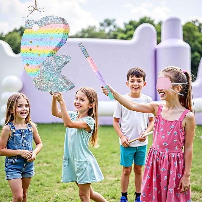 Dolphin Piñata for Girls Mermaid Princess Birthday Decorations