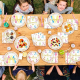 96Pcs Princess Birthday Party Decorations Princess Themed Tableware