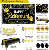 26Pcs Happy Retirement Party Decorations for Men Women with Happy