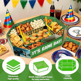 Football Party Decorations 2026 Football Snack Stadium Food Tray Set